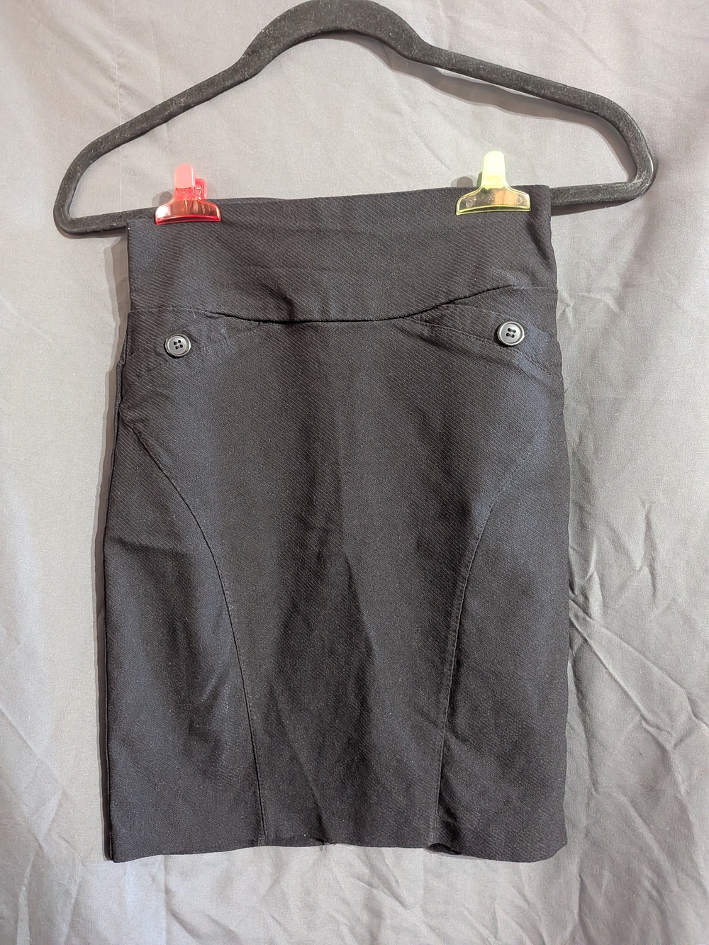 Classic Black Pencil Skirt - Sleek Office Style